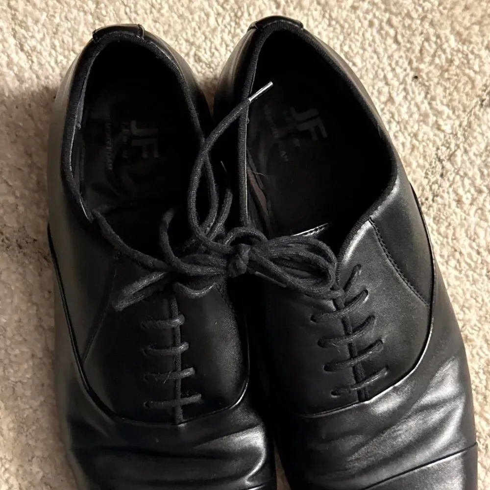 JF Ferrar Men's Black Oxfords